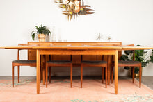 Load image into Gallery viewer, Vintage Danish Teak Drawleaf Dining Table
