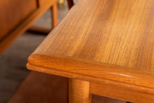 Load image into Gallery viewer, Vintage Danish Teak Drawleaf Dining Table
