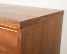 Load image into Gallery viewer, Refinished Vintage Walnut Six Drawer Dresser
