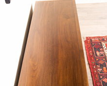 Load image into Gallery viewer, Refinished Vintage Honderich Walnut Sideboard with Drawers
