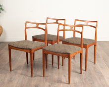 Load image into Gallery viewer, Vintage Model 94 Dining Chairs by Johannes Andersen For Christian Linneberg (Set of Four)
