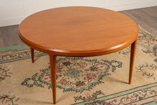 Load image into Gallery viewer, Vintage Round Teak Coffee Table by Johannes Andersen for Silkeborg Møbelfabrik
