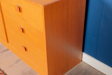Load image into Gallery viewer, Vintage Teak Nine Drawer Dresser

