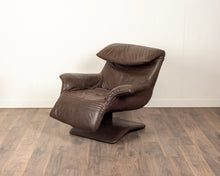 Load image into Gallery viewer, Vintage Italian Leather Lounge Chair and Ottoman
