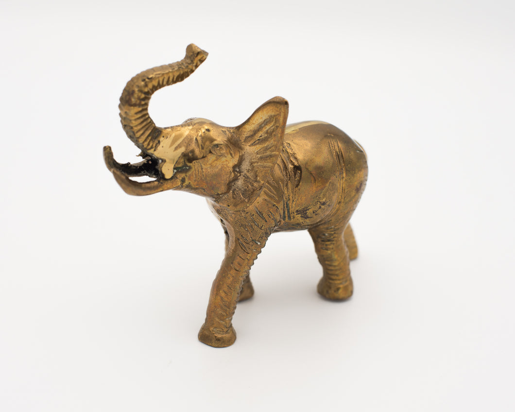 Vintage Brass Elephant