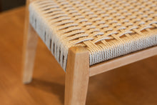 Load image into Gallery viewer, Vintage Beech and Danish Cord Footstool
