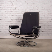 Load image into Gallery viewer, Vintage Reclining Lounge Chair &amp; Ottoman
