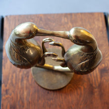 Load image into Gallery viewer, Brass Two Duck Door Stop - 627
