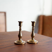 Load image into Gallery viewer, Miniature Brass Candlesticks - 631

