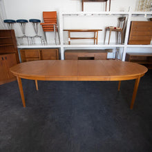 Load image into Gallery viewer, Vintage Danish Dyrlund Teak Dining Table
