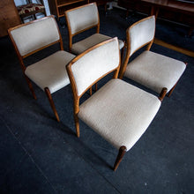 Load image into Gallery viewer, Niels Otto Møller Set of Four Dining Chairs Model 80 in Rosewood
