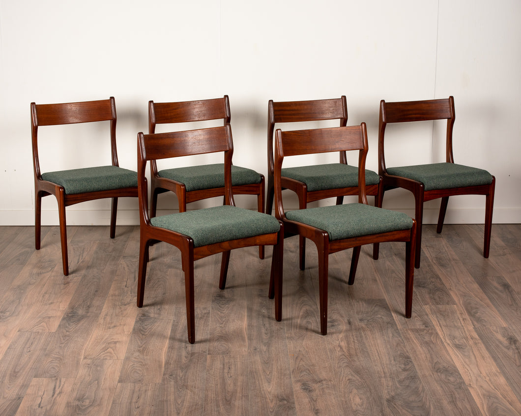 Teak Dining Chairs by R. Huber