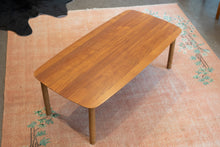 Load image into Gallery viewer, Refinished Teak Top Coffee Table
