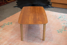 Load image into Gallery viewer, Refinished Teak Top Coffee Table
