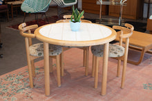 Load image into Gallery viewer, Vintage Danish Beech and Tile Dining Table

