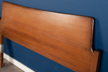 Load image into Gallery viewer, Vintage Walnut Headboard with Bedframe

