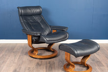 Load image into Gallery viewer, Pair of Ekornes Stresses Recliner and Ottoman
