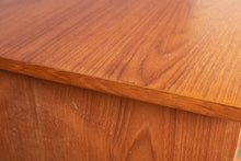 Load image into Gallery viewer, Vintage Teak Desk with Sled Legs
