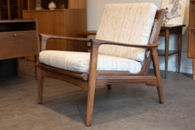 Load image into Gallery viewer, Vintage Wood Frame Lounge Chair
