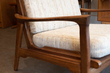 Load image into Gallery viewer, Vintage Wood Frame Lounge Chair
