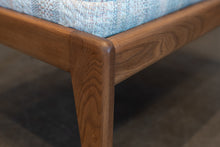 Load image into Gallery viewer, Vintage Upholstered Foot Stool
