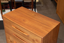 Load image into Gallery viewer, Vintage Teak Tallboy Dresser
