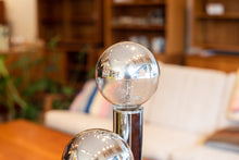 Load image into Gallery viewer, Vintage Four Tiered Chrome Orb Lamp

