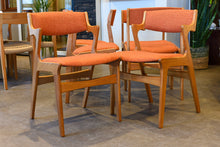 Load image into Gallery viewer, Vintage Reupholstered Dyrlund Dining Chairs - Set of Six
