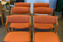 Load image into Gallery viewer, Vintage Reupholstered Dyrlund Dining Chairs - Set of Six
