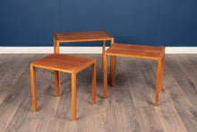 Load image into Gallery viewer, Vintage Teak Nesting Tables
