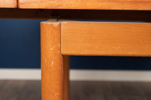 Load image into Gallery viewer, Vintage Teak Square Draw Leaf Dining Table
