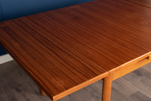 Load image into Gallery viewer, Vintage Teak Square Draw Leaf Dining Table
