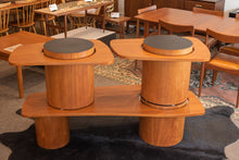 Load image into Gallery viewer, Vintage RS Associates Teak and Black End Tables - Set of Two
