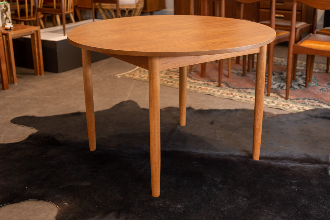 Vintage Round Teak Dining Table