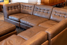 Load image into Gallery viewer, Vintage 1970&#39;s Vatne Møbler Modular Leather Sofa
