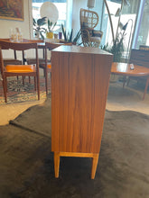 Load image into Gallery viewer, Small Vintage Teak Bookshelf with Custom Base
