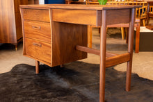 Load image into Gallery viewer, Restored Vintage Afromosia Desk by Imperial
