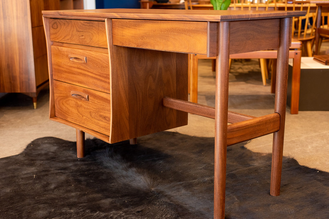 Restored Vintage Afromosia Desk by Imperial