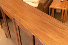 Load image into Gallery viewer, Vintage Custom Made Solid Wood Bookcase/Display Case
