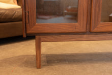 Load image into Gallery viewer, Vintage Custom Made Solid Wood Bookcase/Display Case
