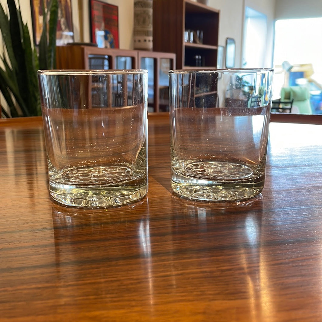 Lowball Bubble Glasses - set of two