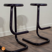 Load image into Gallery viewer, Paperclip Bar Stools in Purple (Pair)
