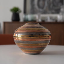 Load image into Gallery viewer, 3-Tone Brass Vase

