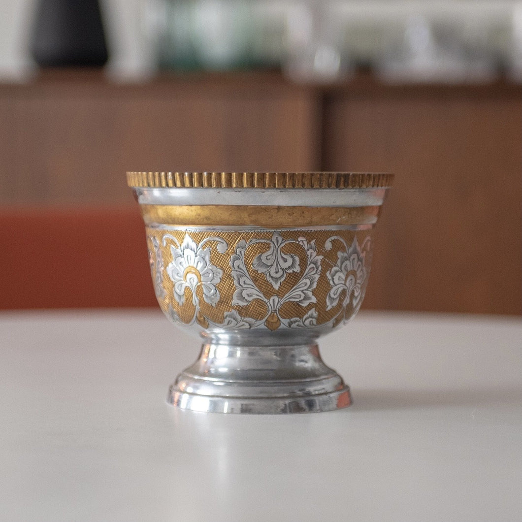 Etched Brass Chalice