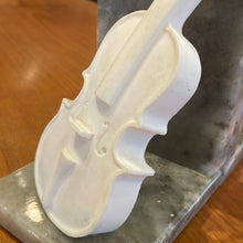Load image into Gallery viewer, Italian Alabaster Violin Bookends
