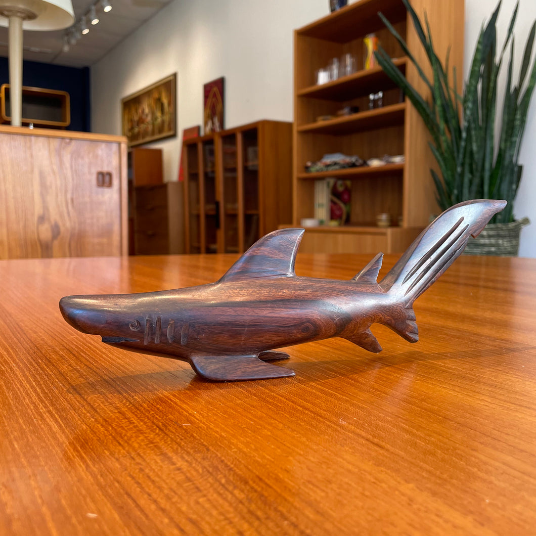 Wooden Shark Sculpture